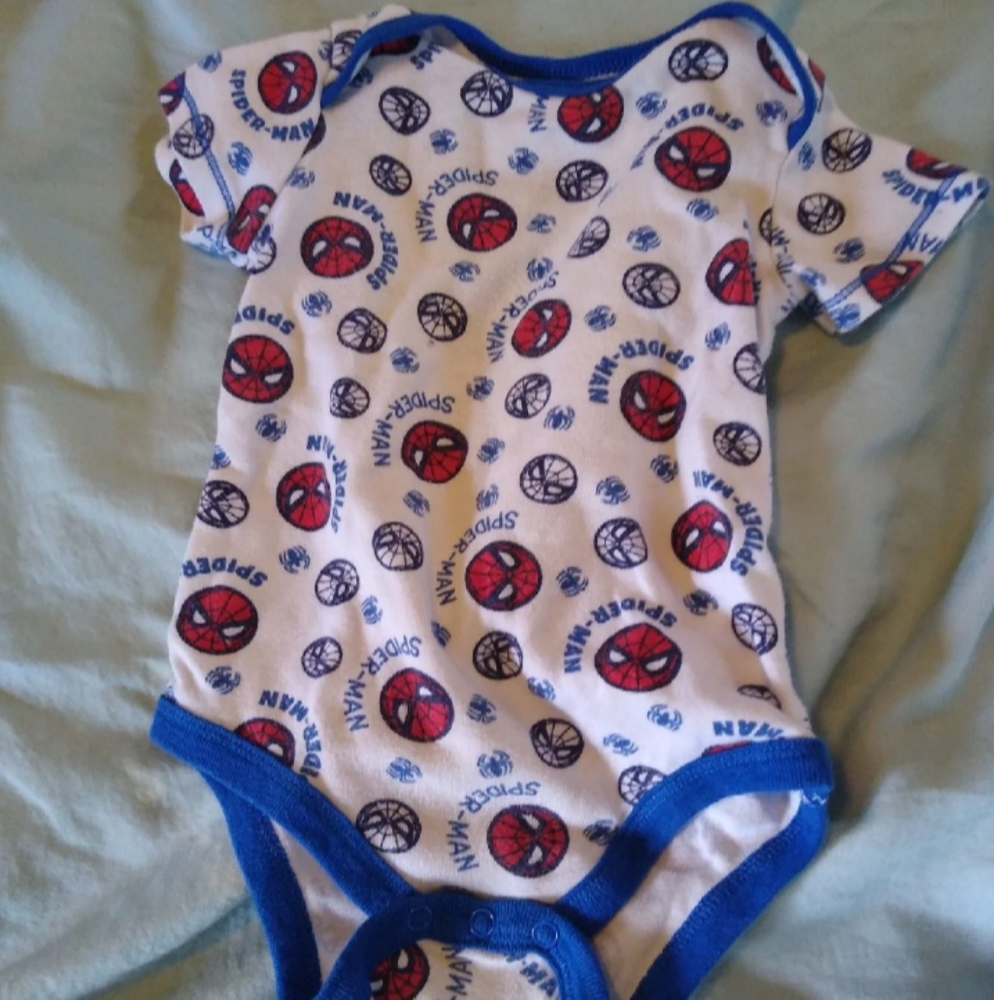 Spider man onsie